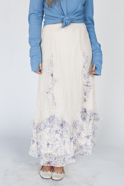 Violet Daze Lace Maxi Skirt - Violet