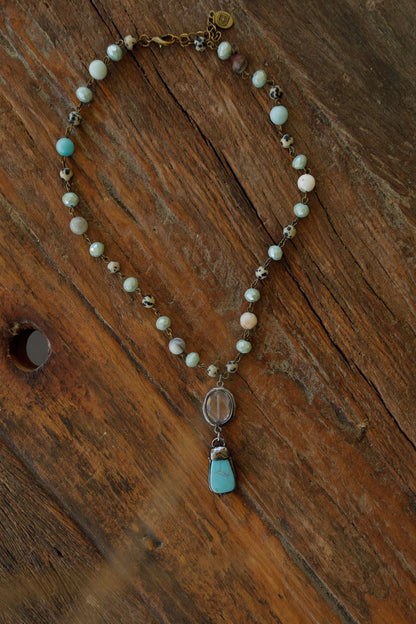 Ocean Glow Necklace - Blue