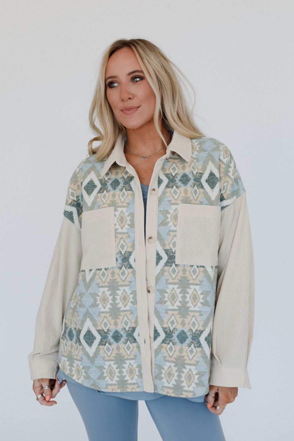 Tribal Blitz Jacket - Beige