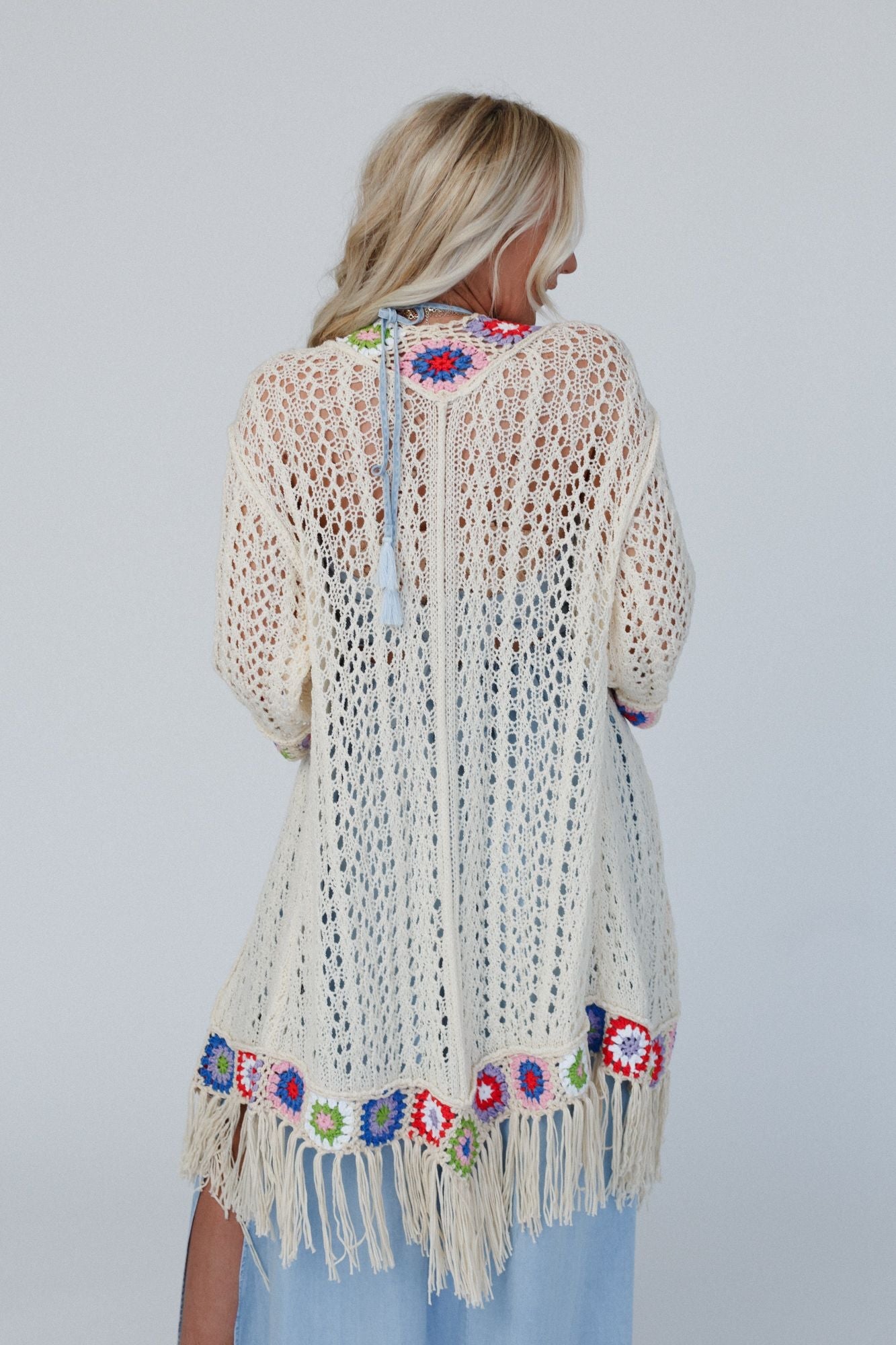 Artful Allure Cardigan - Cream