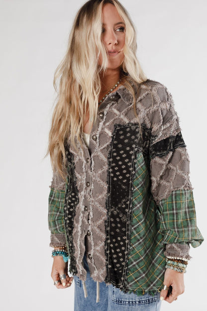 Winslow Textured Shacket - Coco