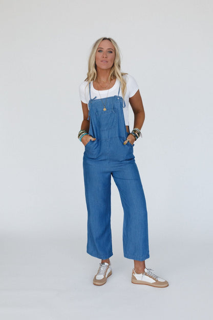 Sunset Bound Jumpsuit - Blue