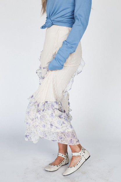 Violet Daze Lace Maxi Skirt - Violet